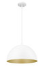 Z-Lite Vega 1 Light Pendant in Matte White (4501P16-MW)