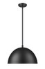 Z-Lite Vega 1 Light Pendant in Matte Black (4501P16-MB)