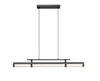 Z-Lite Benoit 1 Light Linear Chandelier in Matte Black (1959-44L-MB-LED)