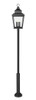 Z-Lite Raphael 5 Light Outdoor Post Mount Fixture in Sand Black (5029PHXXLR-5010P-BK)