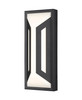 Z-Lite Banff 2 Light Outdoor Wall Light in Sand Black (5028S-BK-LED)