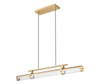 Z-Lite Benoit 1 Light Linear Chandelier in Modern Gold (1959-44L-MGLD-LED)
