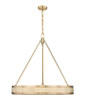 Z-Lite Quinn 3 Light Pendant in Modern Gold (3046P32-MGLD-LED)
