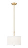 Z-Lite Linden 1 Light Pendant in Modern Gold (1962P12-MGLD-LED)