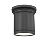 Z-Lite Bentley 1 Light Flush Mount in Matte Black (7702F8-MB-LED)