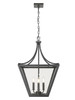 Z-Lite Montalcino 4 Light Chandelier in Iron Ore (1961-4C-IO)