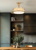 Z-Lite Quinn 1 Light Semi Flush Mount in Modern Gold (3046SF15-MGLD-LED)