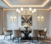 Z-Lite Jisele 8 Light Chandelier in Rubbed Brass (4505-8RB)