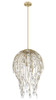 Z-Lite Gabriella 6 Light Pendant in Modern Gold (1957P18-MGLD)