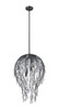 Z-Lite Gabriella 6 Light Pendant in Matte Black (1957P18-MB)