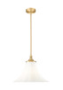 Z-Lite Fleur 1 Light Pendant in Modern Gold (1958P16-MGLD)