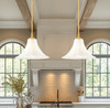 Z-Lite Fleur 1 Light Pendant in Modern Gold (1958P16-MGLD)