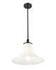 Z-Lite Fleur 1 Light Pendant in Matte Black (1958P16-MB)