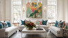 Z-Lite Esme 6 Light Chandelier in Modern Gold (3047-6MGLD)