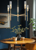 Z-Lite Esme 5 Light Chandelier in Modern Gold (3047-5MGLD)