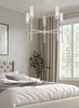 Z-Lite Esme 5 Light Chandelier in Brushed Nickel (3047-5BN)
