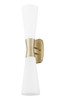 Z-Lite Emrys 2 Light Wall Sconce in Modern Gold (4504-2SL-MGLD)
