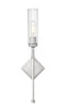 Z-Lite Esme 1 Light Wall Sconce in Brushed Nickel (3047-1S-BN)
