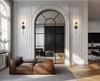 Z-Lite Cassian 1 Light Wall Sconce in Matte Black (2014-1S-MB)