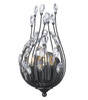 Z-Lite Gabriella 2 Light Wall Sconce in Matte Black (1957-2S-MB)