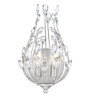 Z-Lite Gabriella 2 Light Wall Sconce in Brushed Nickel (1957-2S-BN)