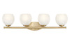 Z-Lite Colette 4 Light Vanity in Modern Gold (1963-4V-MGLD)