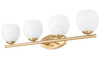Z-Lite Colette 4 Light Vanity in Modern Gold (1963-4V-MGLD)