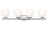 Z-Lite Colette 4 Light Vanity in Brushed Nickel (1963-4V-BN)