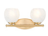 Z-Lite Colette 2 Light Vanity in Modern Gold (1963-2V-MGLD)