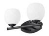 Z-Lite Colette 2 Light Vanity in Matte Black (1963-2V-MB)