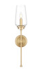 Z-Lite Clara 1 Light Wall Sconce in Modern Gold (2013-1S-MGLD)