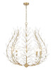 Z-Lite Claudine 8 Light Chandelier in Modern Gold (353-38MGLD)
