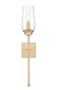 Z-Lite Cosmo 1 Light Wall Sconce in Modern Gold (2015-1S-MGLD)