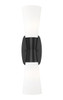 Z-Lite Emrys 2 Light Wall Sconce in Matte Black (4504-2S-MB)