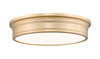 Z-Lite Bentley 1 Light Flush Mount in Modern Gold (7702F20-MGLD-LED)