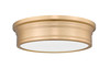 Z-Lite Bentley 1 Light Flush Mount in Modern Gold (7702F16-MGLD-LED)