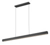 Z-Lite Hudson 1 Light Linear Chandelier in Matte Black (1016-72L-MB-LED)