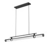 Z-Lite Benoit 1 Light Linear Chandelier in Matte Black (1959-54L-MB-LED)