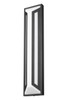 Z-Lite Banff 2 Light Outdoor Wall Light in Sand Black (5028XL-BK-LED)