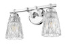 Z-Lite Andree 2 Light Vanity in Chrome  (1960-2V-CH)