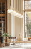 Z-Lite Renaud 5 Light Linear Chandelier in Modern Gold (827P6-5L-MGLD-LED)