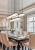 Z-Lite Renaud 23 Light Linear Chandelier in Matte Black (827P6-23L-MB-LED)