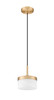 Z-Lite Renaud 1 Light Pendant in Modern Gold (827P6-MGLD-LED)