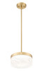Z-Lite Renaud 1 Light Pendant in Modern Gold (827P9-MGLD-LED)