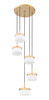 Z-Lite Renaud 5 Light Chandelier in Modern Gold (827P6-5R-MGLD-LED)