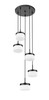 Z-Lite Renaud 5 Light Chandelier in Matte Black (827P6-5R-MB-LED)