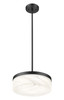 Z-Lite Renaud 1 Light Pendant in Matte Black (827P13-MB-LED)