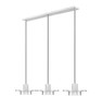 Z-Lite Ludo 3 Light Linear Chandelier in Brushed Nickel (829P12-3L-BN-LED)