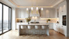 Z-Lite Aslin 6 Light Linear Chandelier in Gold Leaf (830-44L-GLF)