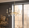 Z-Lite Toussant 6 Light Chandelier in Modern Gold (6103-32MGLD)